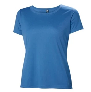 Helly Hansen Verglas Shade T-Shirt NWT Size S,M,L Moisture Wicking Blue Women's - Picture 1 of 9