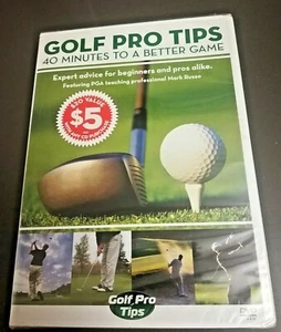 Golf Pro Tips PGA Professional Teaching w/ Mark Russo Instructional DVD Sealed  - Picture 1 of 3