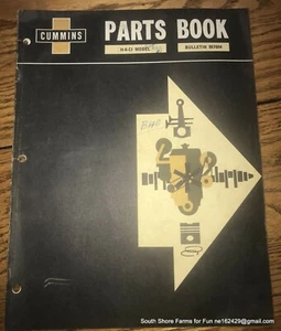 CUMMINS H-6-CI DIESEL ENGINE PARTS MANUAL 1963 967004 - Imagen 1 de 2
