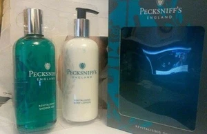 PECKSNIFF'S Shower Gel 300ML & Body Lotion 300ML Set in Peppermint & Lemongrass - Picture 1 of 1