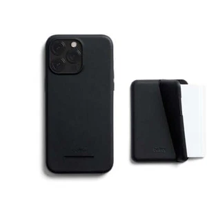 Bellroy Leather Wallet Mod Case for iPhone 15 Pro Max - Black - Picture 1 of 6