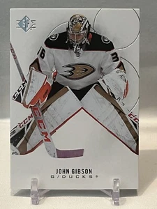 2020-21 SP Hockey John Gibson #63 Anaheim Ducks - Foto 1 di 2