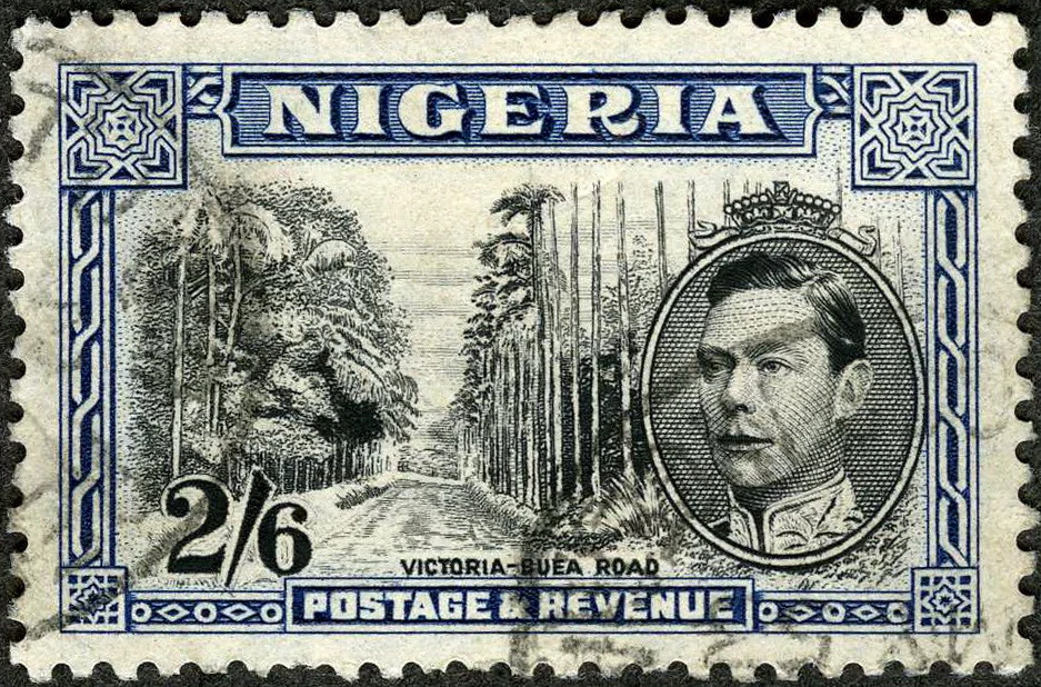 Nigeria 1938 King George & Victoria Road usado (SC# 63) Foto 1 de 1