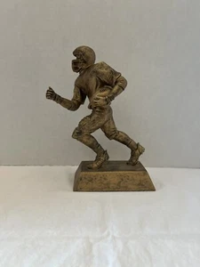PDU Trophy Bronze Colored Resin American Football Player Quarterback Sculpture - Picture 1 of 6