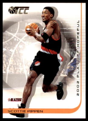 2001-02 Topps TCC Basketball #48 Scottie Pippen CHICAGO BULLS  - Image 1 of 2