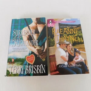 Lot of 2 Harlequin PB Romance Hometown Hearts Historical Medieval Highlander - Imagen 1 de 7