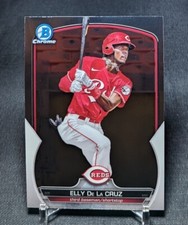 Elly de la Cruz Chrome 2023 Bowman Prospects Rookie Card BCP-65 Cincinnati Reds