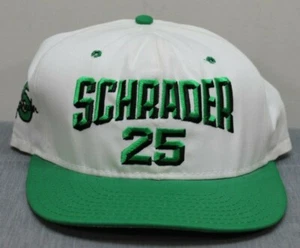VINTAGE 90s NASCAR KENNY SCHRADER 25 SKOAL RACING USA MADE SNAPBACK HAT CAP - Picture 1 of 10