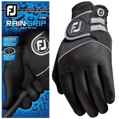 GUANTES DE LLUVIA DE GOLF FOOTJOY RAINGRIP PARA HOMBRE / GUANTES PARA CLIMA HÚMEDO / TODAS LAS TALLAS / PAR
