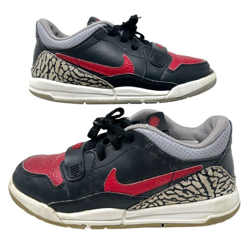 Nike Ragazzi 2Y Jordan Legacy 312 Low (PS) Bred Cement CD9055 006 Nero Rosso Retrò