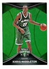 2016/17 PANINI TOTALLY CERTIFIED KHRIS MIDDLETON GREEN (5/5)
