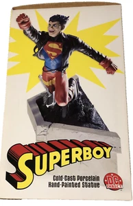 SUPERBOY - YOUNG JUSTICE LIMITED ED PORCELAIN STATUE FIGURE DC DIRECT 0887/1000 - Picture 1 of 6