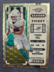 🌟 2022 Panini Contenders Optic VINILE ORO TYREEK HILL #46 #1/1 1° DELFINI - Foto 1 di 4