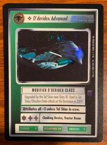 2000 Decipher Star Trek Reflections D'deridex Advanced Used Free Shipping - Picture 1 of 2