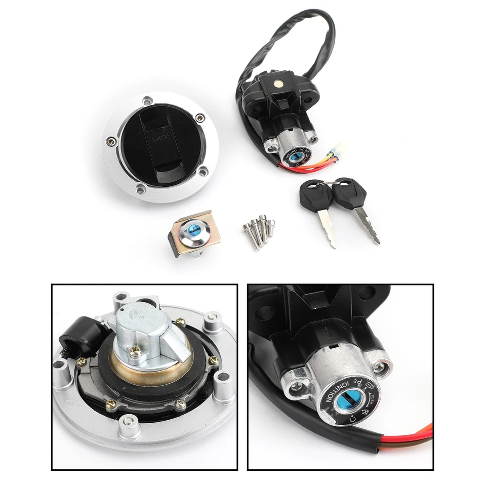 Ignition Switch Fuel Gas Cap Lock Key For Suzuki SV650 S/A SFV650 SV1000/S 03-15 Foto 1 de 4