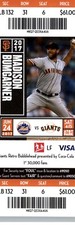  New York Mets vs San Francisco Giants 6/24/2017 Ticket Madison Bumgarner 