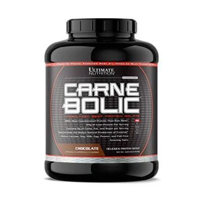 Proteína en polvo de carne bolicbeef Ultimate Nutrition, batidos de proteínas sin lactosa Foto 1 de 4