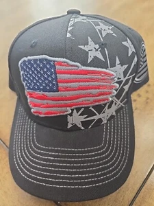 USA Flag Hat Cap Snapback Adjustable OSFM NWOT - Picture 1 of 8