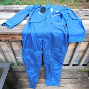 42R Blue Flyer's Summer Coveralls DLA100-84 Vietnam Era Navy Pilot Commander - Picture 1 of 9