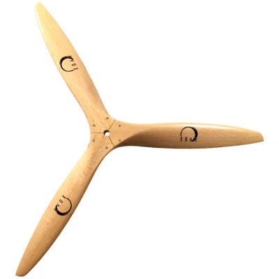 XOAR PJI 18x6 3-Blade RC Model Airplane Plane Propeller 18 Inch Gas Wood Prop - Image 1 of 2