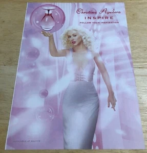 Christina Aguilera 2008 para Inspire - Anuncio de fragancia de revista - Imagen 1 de 1