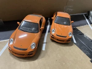 Porsche 911 Welly Diecast 1/34 Lot Of 2 - Picture 1 of 1