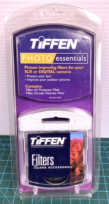 Tiffen Photo Essentials 55mm Filter Twin Pack UV Protector / Circular Polarizer - Image 1 of 4