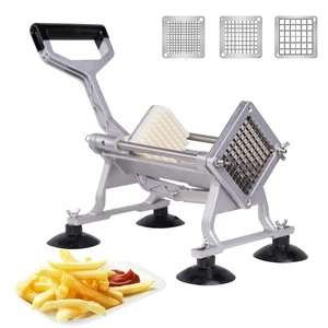 Pommes Frites Schneider mit 3 Klingen, Kartoffelschneider Pommes Frites Schneider, Kartoffel Di... - Bild 1 von 7