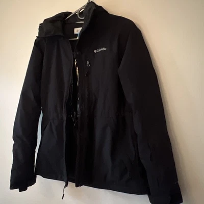 Columbia Jacket Womens M Black Titanium Omni Heat Tech Insulated Waterproof Ski - Image 1 of 4