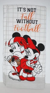 It's Not Fall without Football Disney Mickey & Minnie 2pc Kitchen Towel Set - Picture 1 of 6