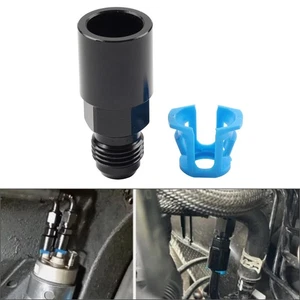 6AN Stecker auf 3/8" Buchse SAE Schnelltrenn-Push-On EFI-Kraftstoffverteiler - Picture 1 of 11