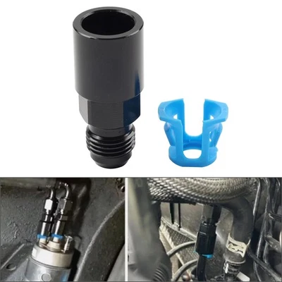 6AN Stecker auf 3/8" Buchse SAE Schnelltrenn-Push-On EFI-Kraftstoffverteiler - Image 1 of 4