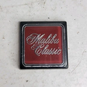 74-77 MALIBU CLASSIC DASH EMBLEM Red 1.5" - Picture 1 of 4