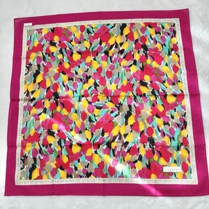 Vintage Givenchy Multicolored Scarf Handkerchief NEW Made In Japan 48x48 CM - Picture 1 of 10