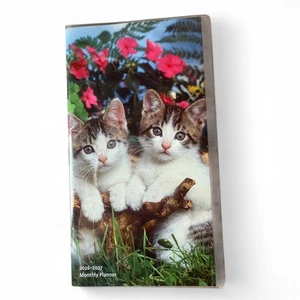 Planificador de bolsillo mensual de dos años Kitten Cuddles 2026-2027, ¡NUEVO en chaqueta! - Imagen 1 de 6