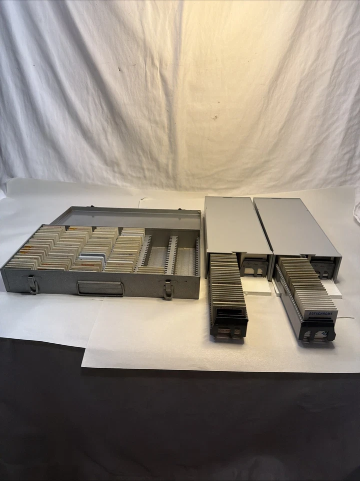 Lg Lot Of  Photo Slides 1960 - 1970s Amateur PEOPLE PICS All 35mm Slide - Image 1 of 4