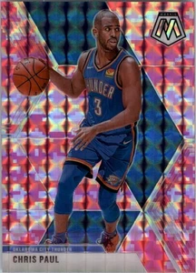 Panini Mosaic Pink Camo Prizm Parallel #143 2019-20 Chris Paul OKC Thunder - Imagen 1 de 2