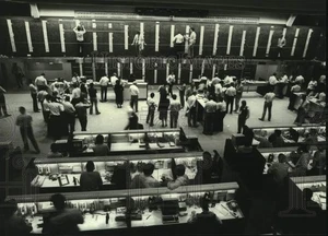1984 Pressefoto Trading Floor der Sydney Stock Exchange - Australien - Bild 1 von 2