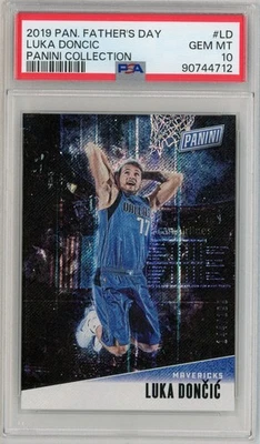 2019 Panini Father's Day Panini Collection /199 Luka Doncic #LD PSA 10 - Image 1 of 2