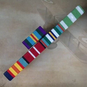 AASM 45-75, QVM, ADM, National Anniv. Medal, South Vietnam Star Ribbon Bar - Picture 1 of 3