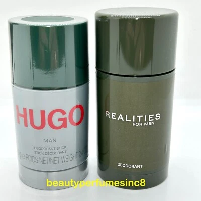 Lote de 2 - Barra desodorante Hugo Man por Hugo Boss para hombre 2,4 oz totalmente nueva Foto 1 de 4