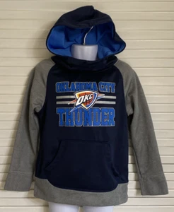 Kids NBA Oklahoma City Thunder Pullover Hoodie Sweatshirt, Small 6/6x - Picture 1 of 4