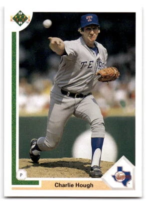 1991 Upper Deck #313 Charlie Hough - Image 1 of 2