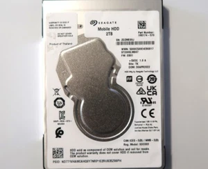 Seagate ST2000LM007 PN: 1R8174-570 TK FW:EB01 (ZDZ) 2.5" 2TB Sata Thailand 2022 - Afbeelding 1 van 2