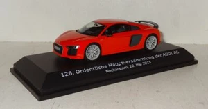 Herpa Audi R8 V10 Rot 126. Hauptversammlung Neckarsulm 2015 1:43 PC (R2_1_25) - Picture 1 of 4