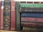 Lot of 10 Vintage Old Rare Hardcover Books - Mixed Color - Random