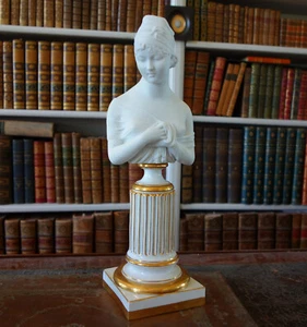 Buste de Madame Récamier en biscuit - Niderviller - XIXe siècle - Picture 1 of 13