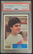 1987 World Of Outlaws Jeff Gordon Rookie Card #52 PSA 8 Low POP 🔥