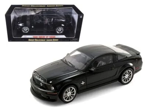 2008 Ford Shelby Mustang GT500KR Black with Black Stripes 1/18 Diecast Model Car - Picture 1 of 1