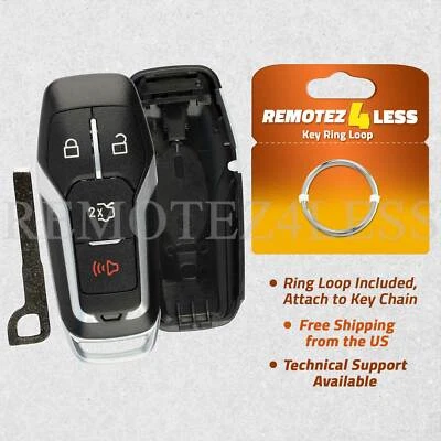 Shell Case For 2015 2016 2017 Ford Mustang Keyless Entry Remote Key Fob Foto 1 de 4